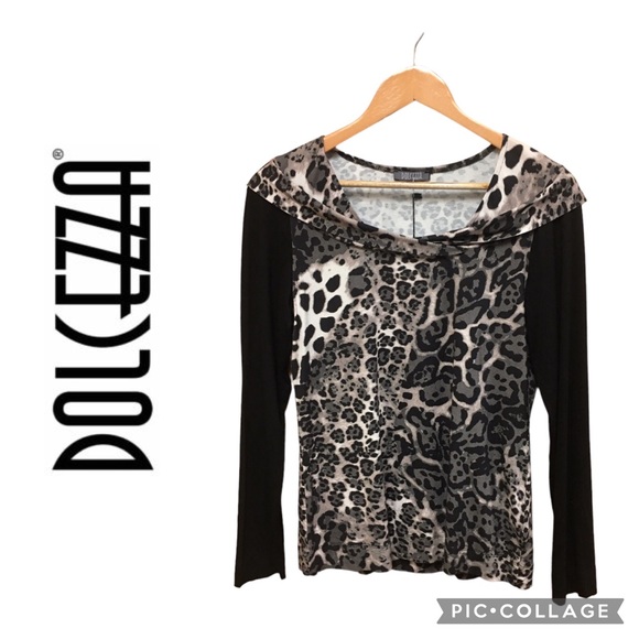 DOLCEZZA Tops - 🔥SALE🔥🆕 Dolcezza - Leopard 🐆 Top - Size S